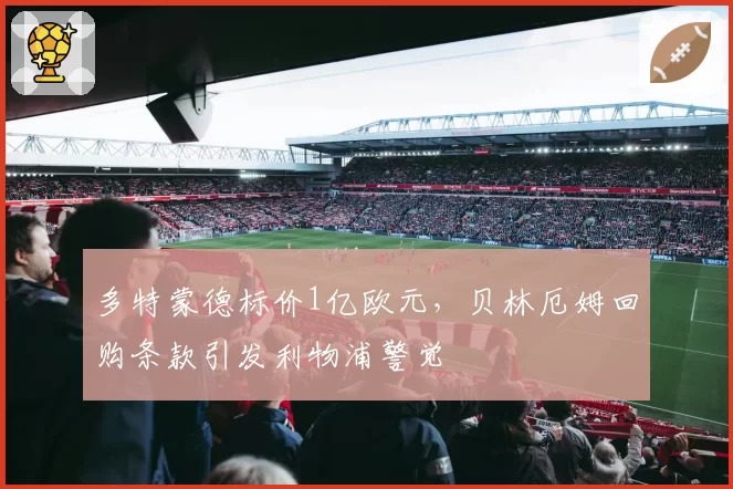 多特蒙德标价1亿欧元,贝林厄姆回购条款引发利物浦警觉