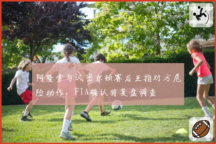 阿隆索与汉密尔顿赛后互指对方危险动作,FIA确认将复盘调查
